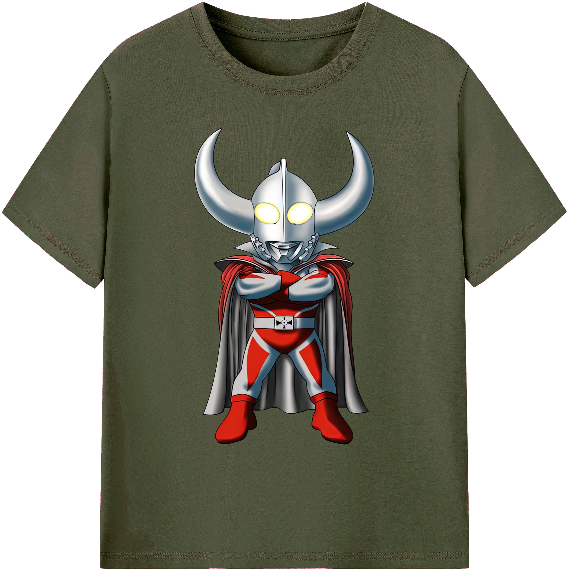 （画像用） ウルトラマン Ultraman 綿100％ メンズ半袖Tシャツ｜肌触りやわらか＆通気性